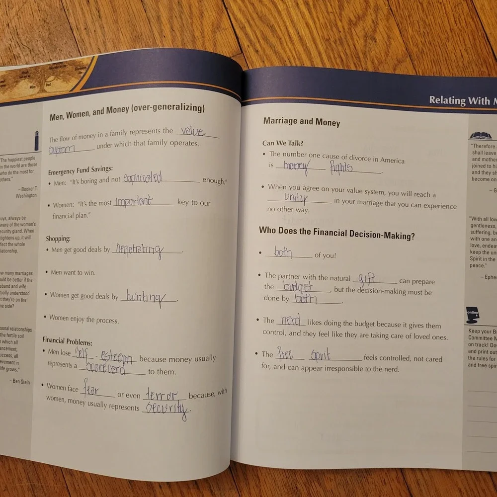 Dave Ramsey Financial Peace University Kit The Legacy Journey FPU Bundle Gift